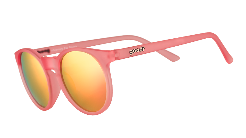 Round Pink Sunglasses Influencers Pay Double goodr UK goodr Sunglasses UK