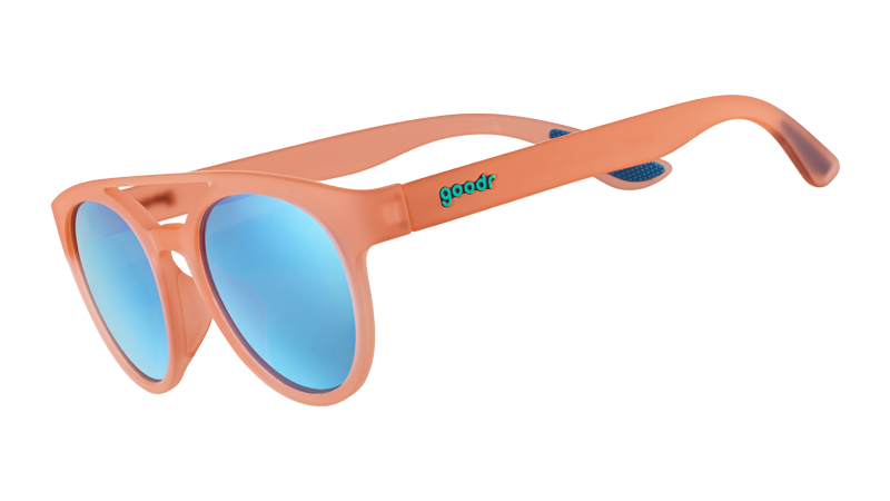 Round Orange Sunglasses Stay Fly Ornithologists goodr UK goodr Sunglasses UK