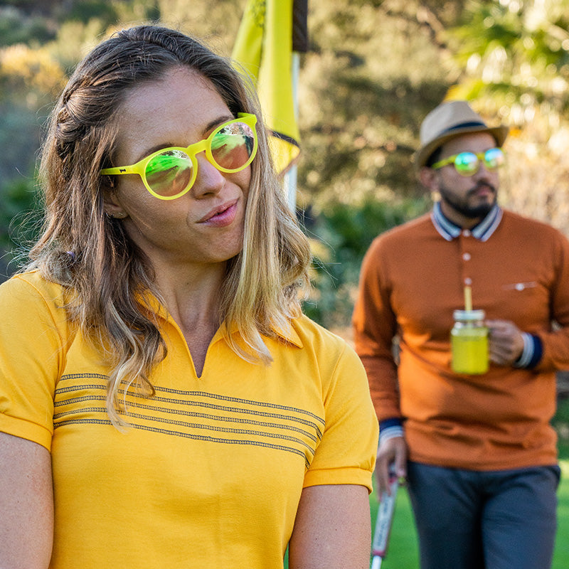 Yellow Golf Sunglasses Fade-er-ade Shades goodr UK — Goodr