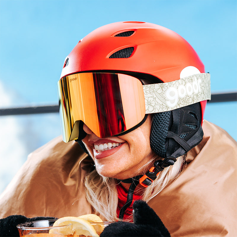 orange ski goggles Orange Snow Goggles | Here for the Hot Toddies